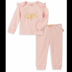 Juicy Couture Sweatshirt & Joggers 0-3 M